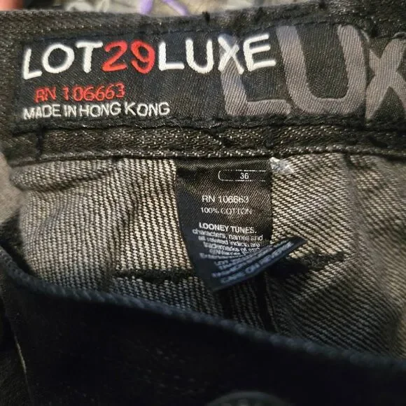 Lot 29 Luxe Marvin the Martian Jeans Size 36 x 31 Looney Tunes Vintage - Picture 8 of 8